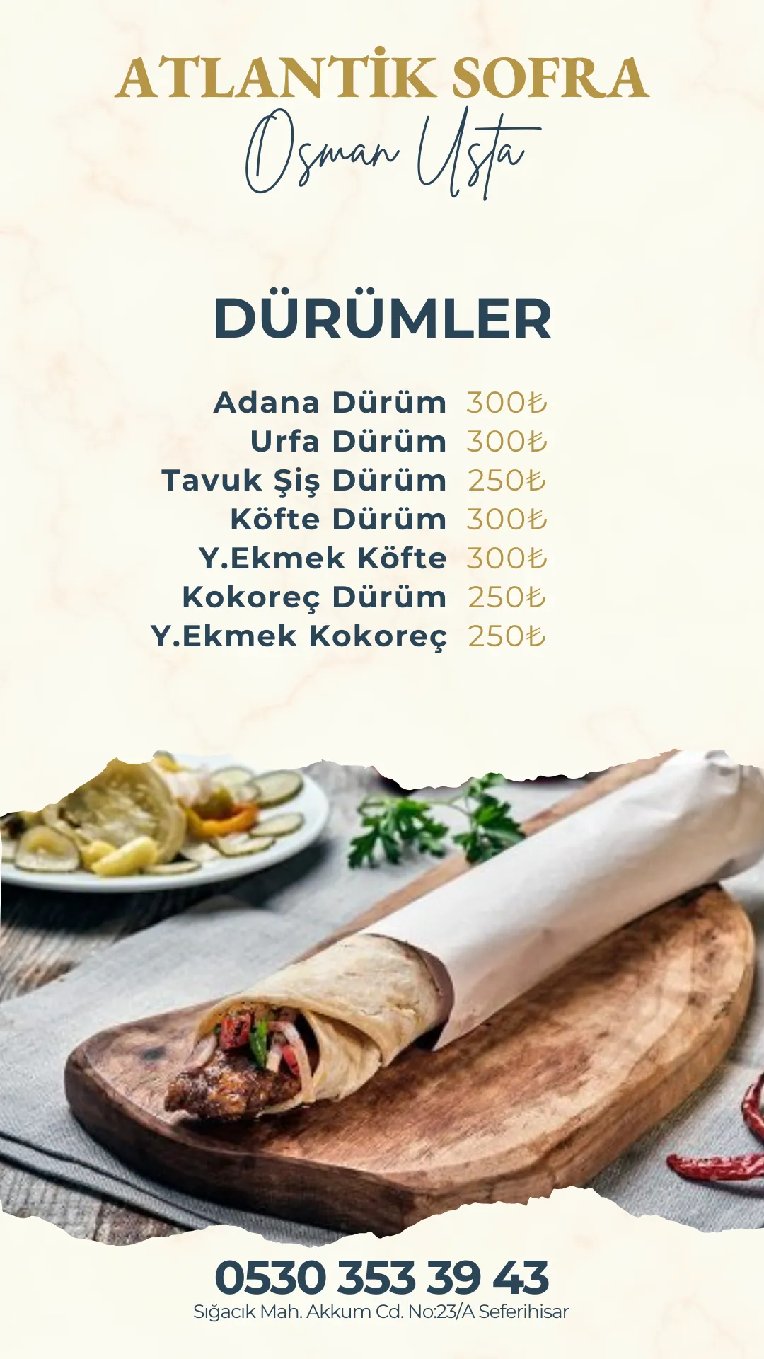 Atlantik Sofra Osman Usta - Restaurants Sığacık 3