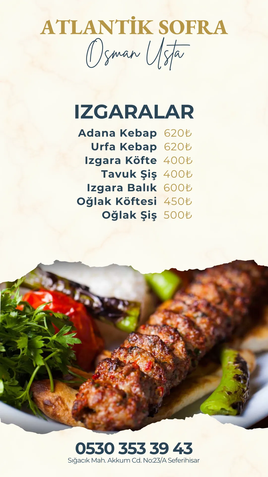 Atlantik Sofra Osman Usta - Restaurants Sığacık 4