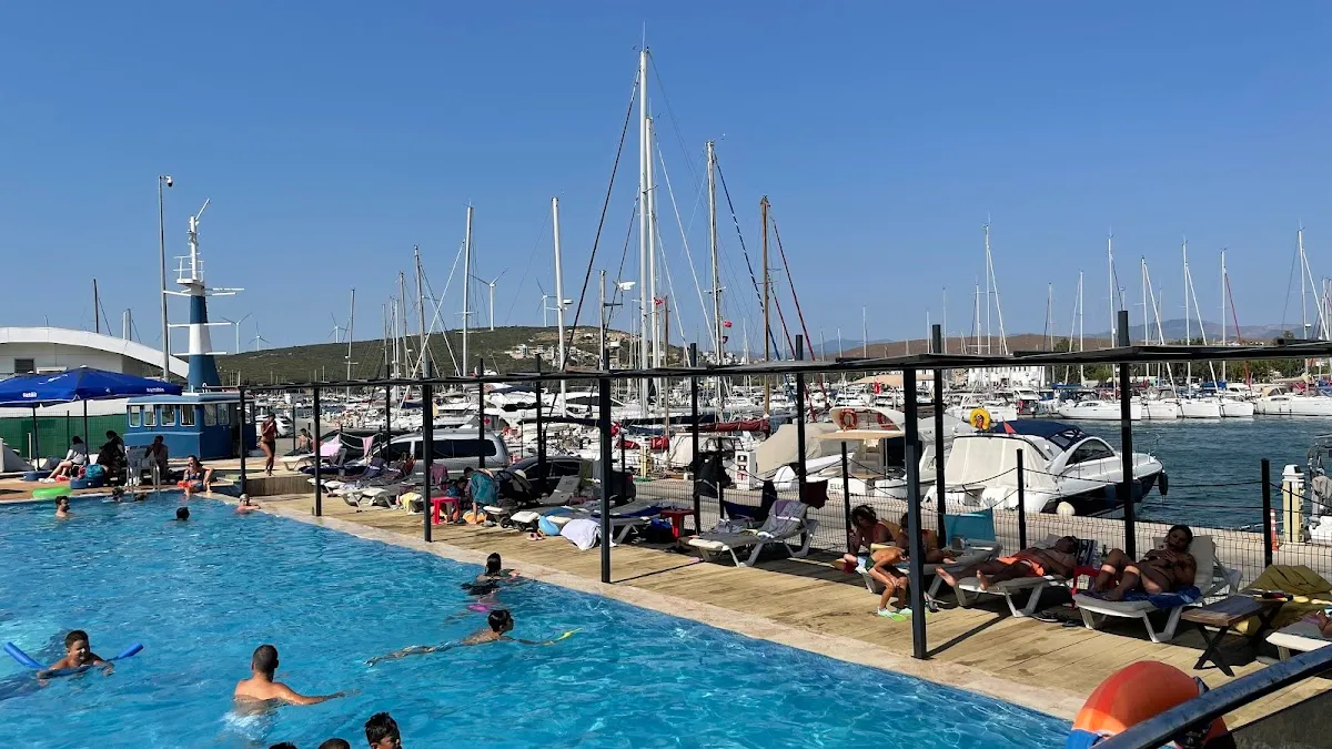 Lighthouse Pool&Pub - Entertainment teos marina yatçı kafe ve havuzu 2